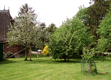 Garten der Fischerwiege am Passader See