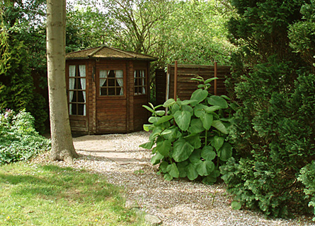 Garten der Fischerwiege am Passader See