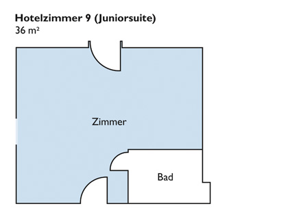 Plan von Zimmer 9