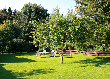 Garten der Fischerwiege am Passader See