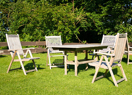 Garten der Fischerwiege am Passader See